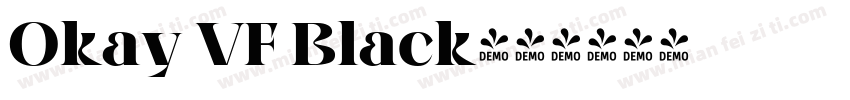 Okay VF Black字体转换
